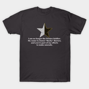 Bucky Barnes Quote T-Shirt